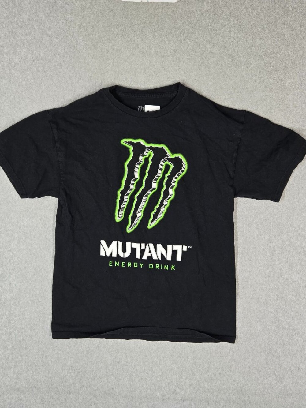 Monster Energy Mutant Men Shirt M Black Logo Graphic Print Short Sleeve Tee